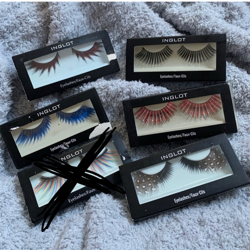 INGLOT faux eyelashes (5 pack)